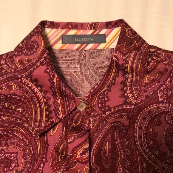70’s inspired paisley patterned dress shirt! - Picture 2 of 8